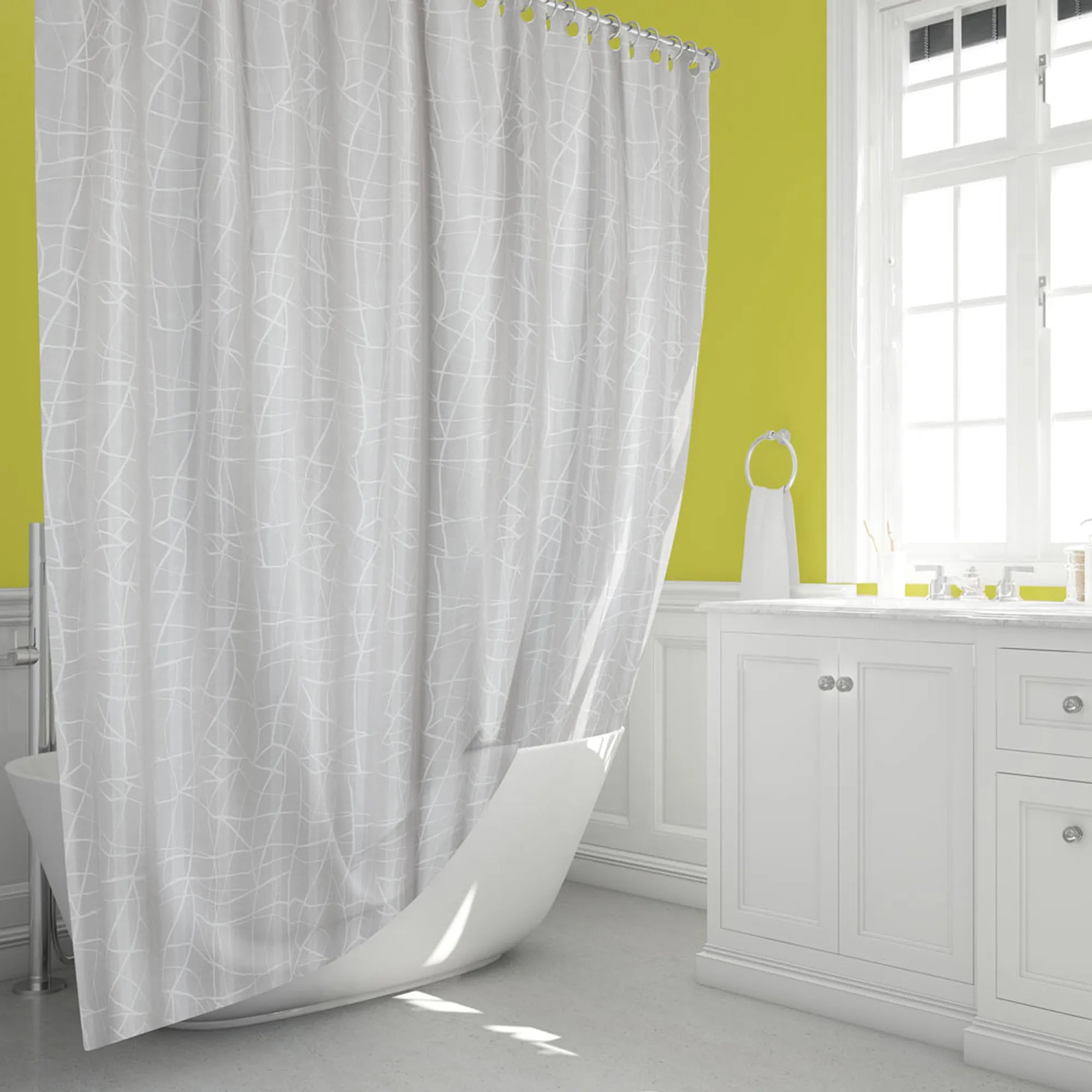 Duschvorhang Modell 3182 - Wasserabweisend - 180x200 cm