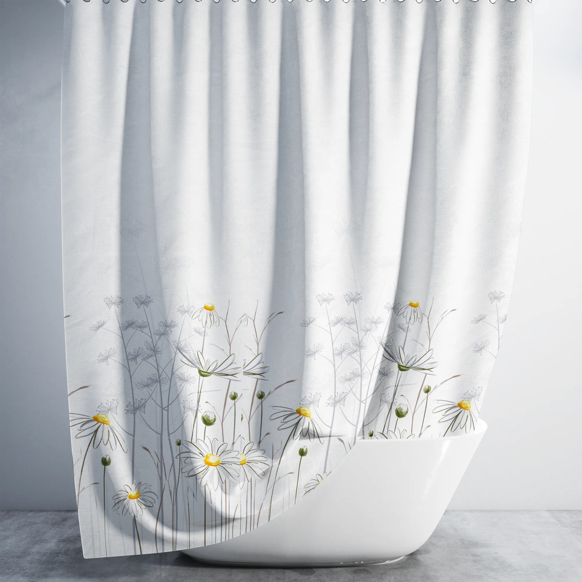Duschvorhang Modell 8441 - Wasserabweisend - 180x200 cm
