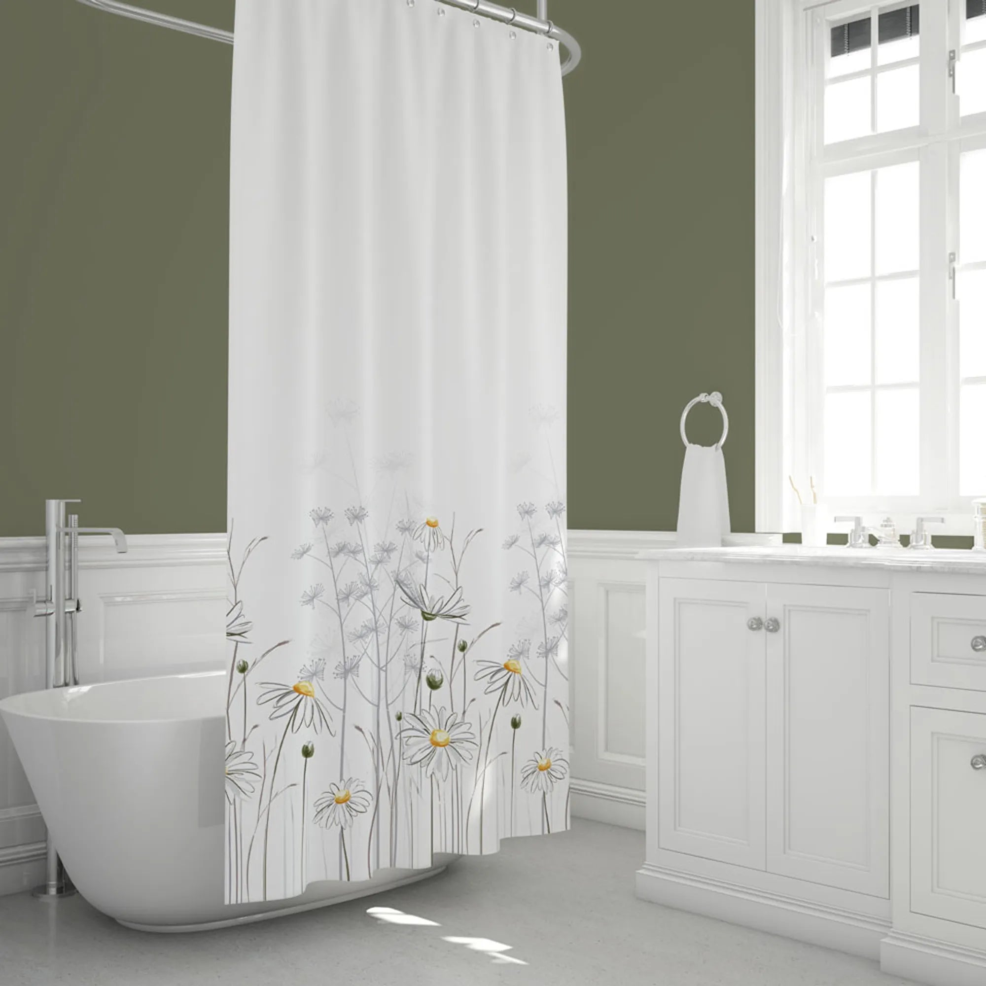Duschvorhang Modell 8441 - Wasserabweisend - 180x200 cm