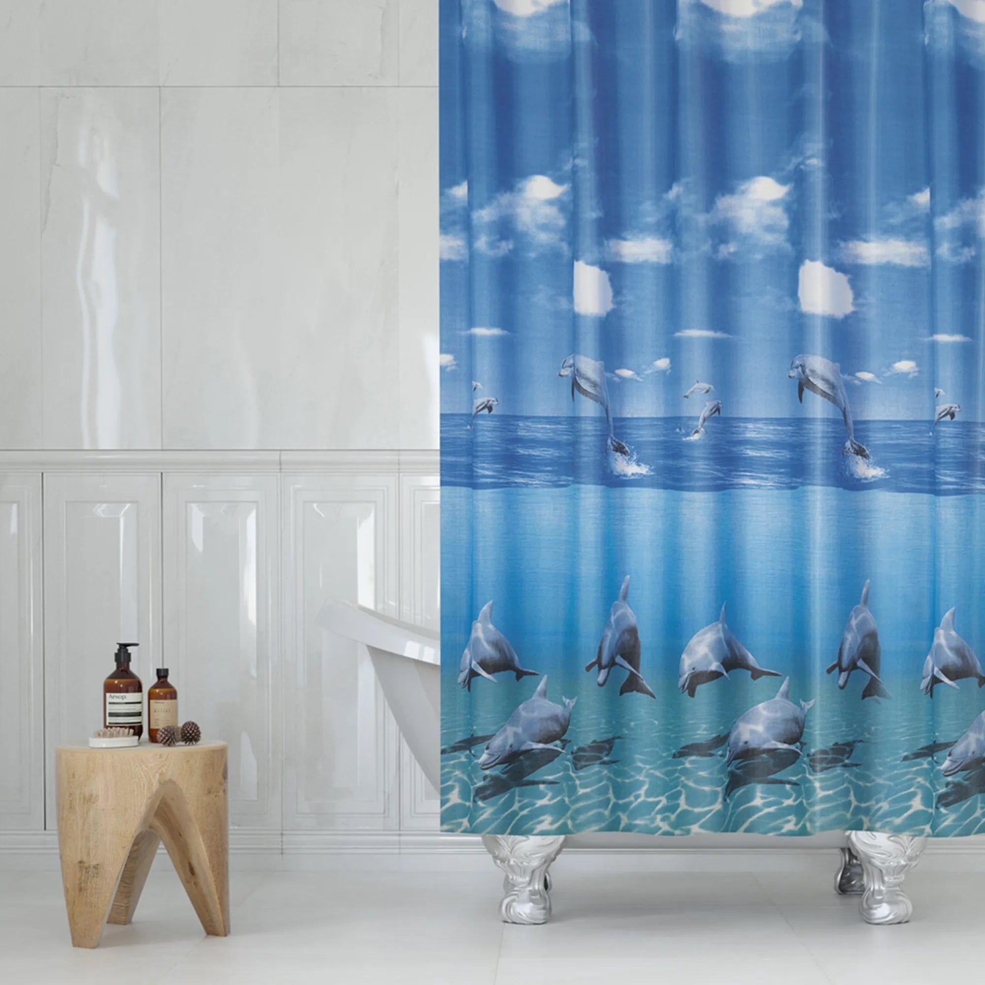 Duschvorhang Modell 8852 - Wasserabweisend - 180x200 cm
