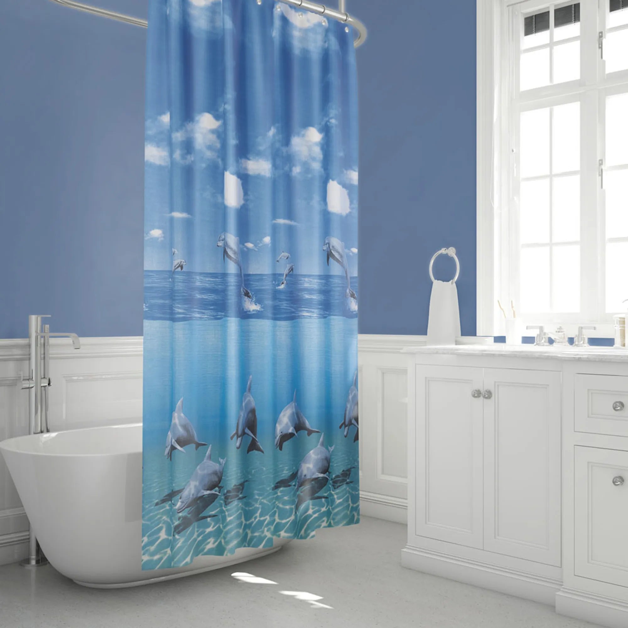 Duschvorhang Modell 8852 - Wasserabweisend - 180x200 cm