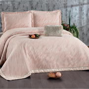 Julia Lachs Tagesdecken-Set - 4-teilig - King Size