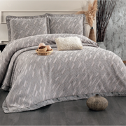 Julia Mink Tagesdecken-Set - 4-teilig - King Size