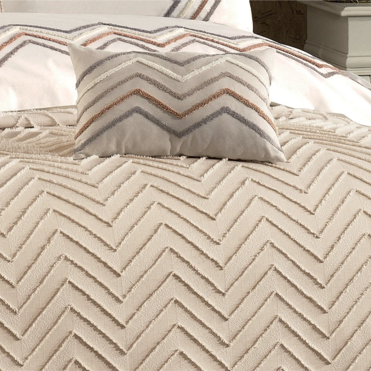 Almila Braut-Set 8 Stück 100% Chenille