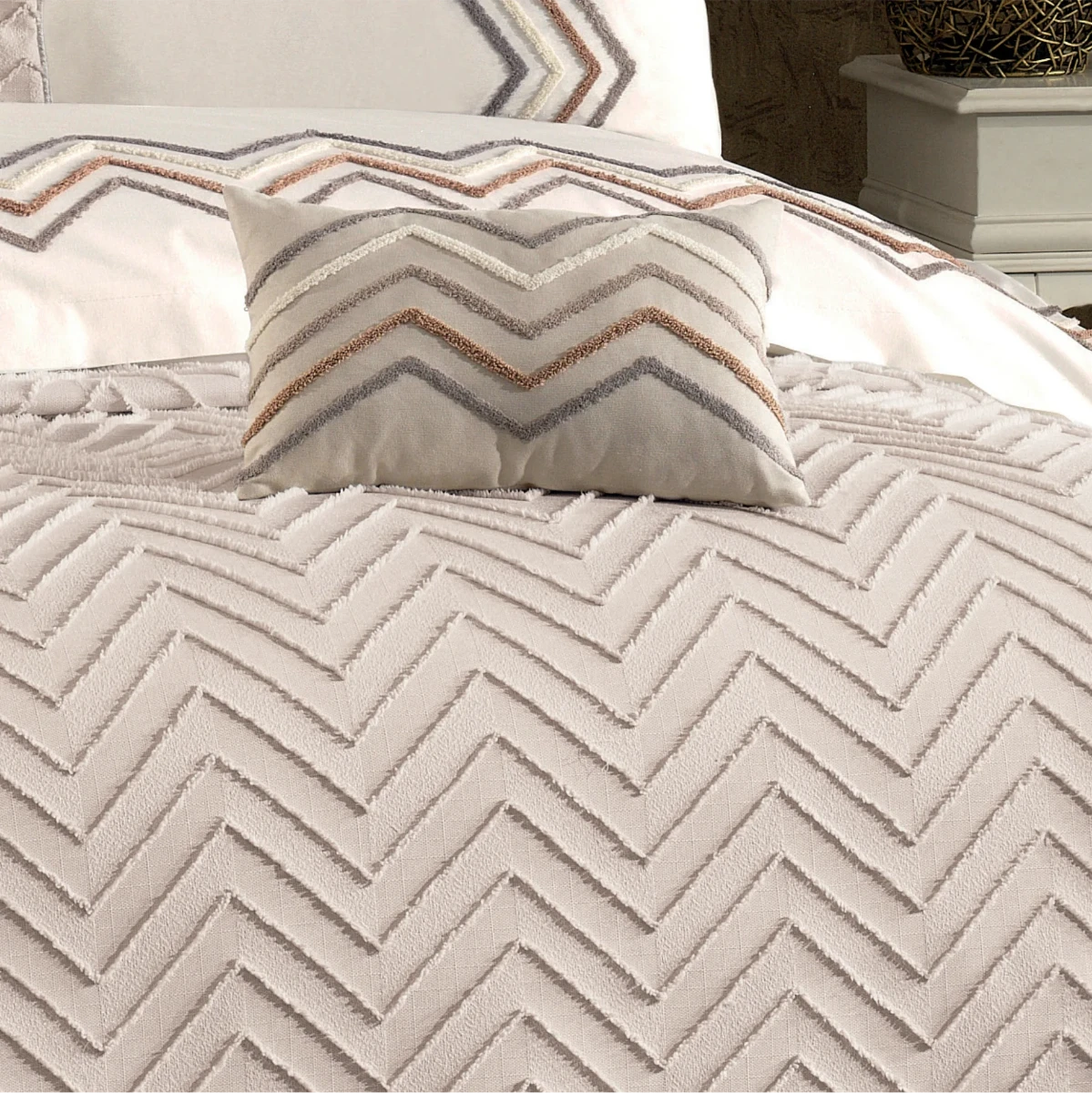 Almila Braut-Set 8 Stück 100% Chenille