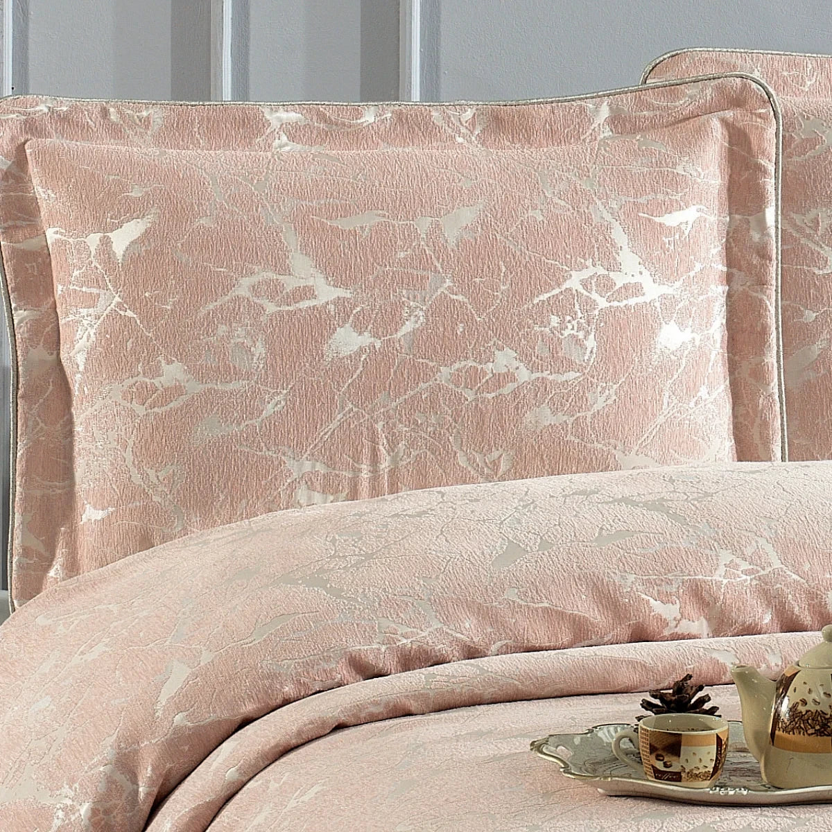 Angora 4 Stück 100% Chenille Bettdecke