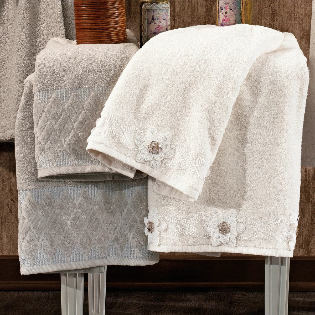 Asel Bathrobe Set 6 Stücke