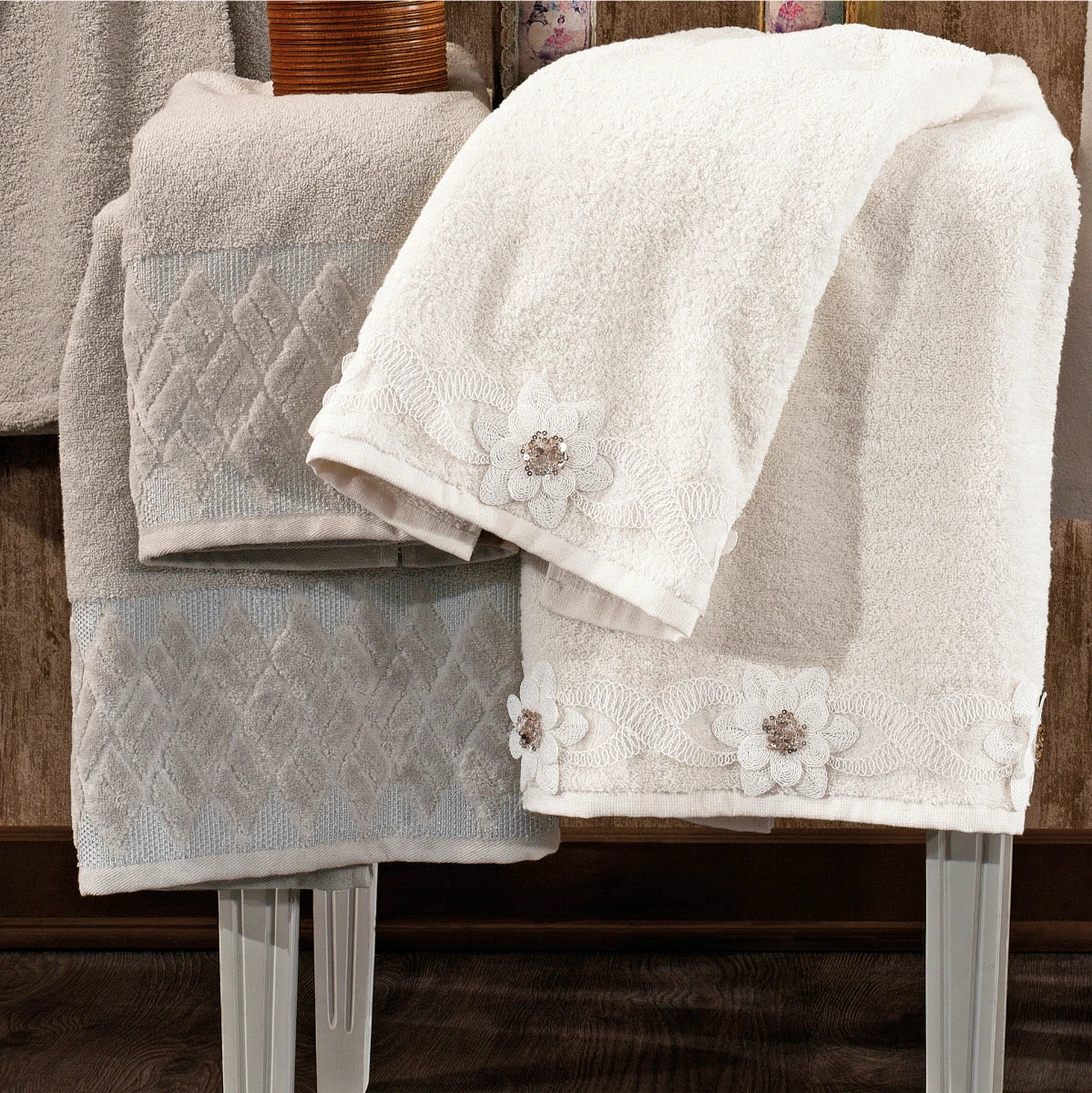 Asel Bathrobe Set 6 Stücke