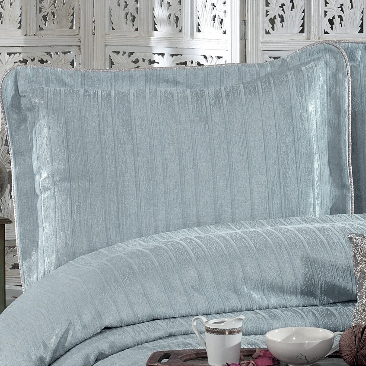 Deco 4 Stück 100% Chenille Bed Cover Set