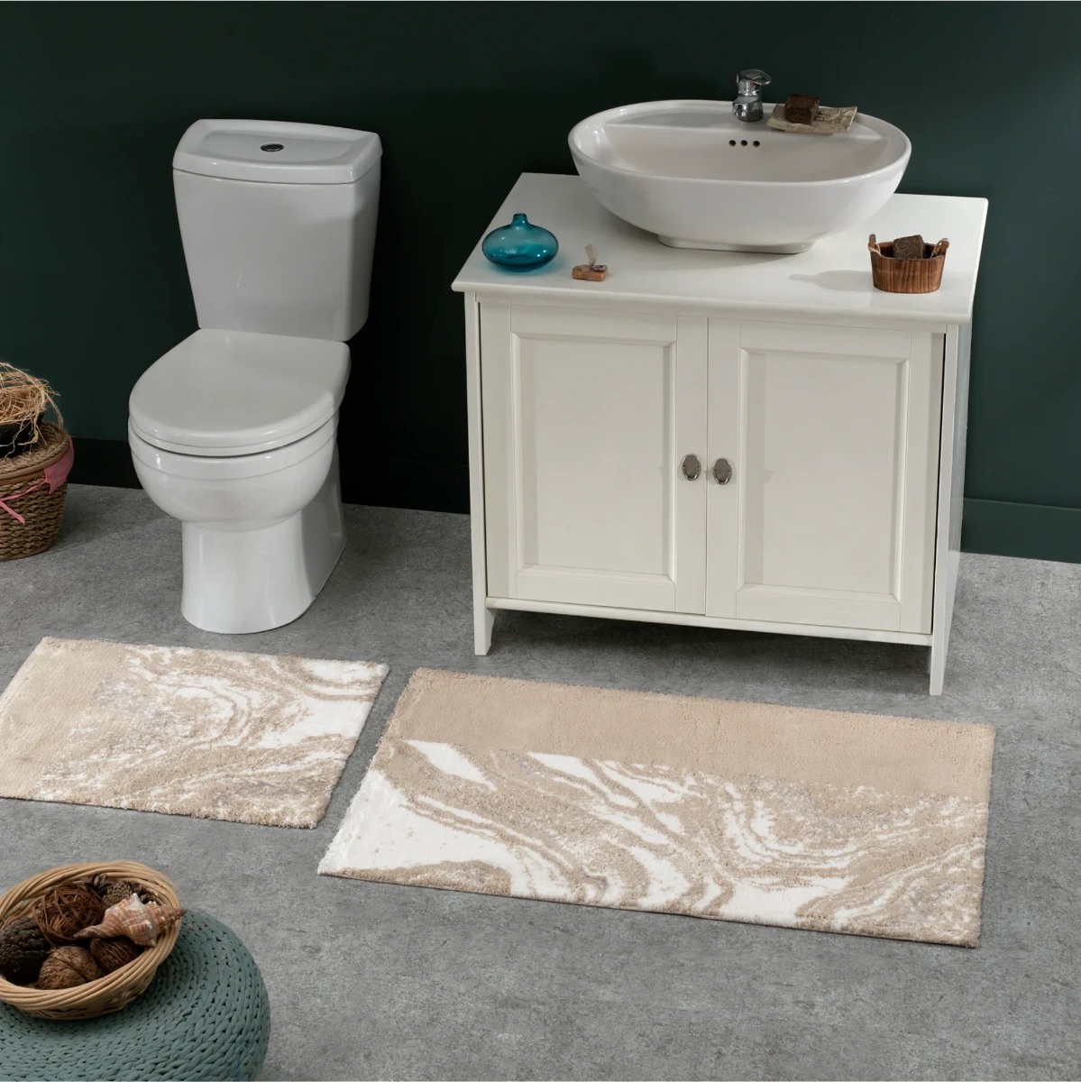 Nero Bath Mat 2 Stücke