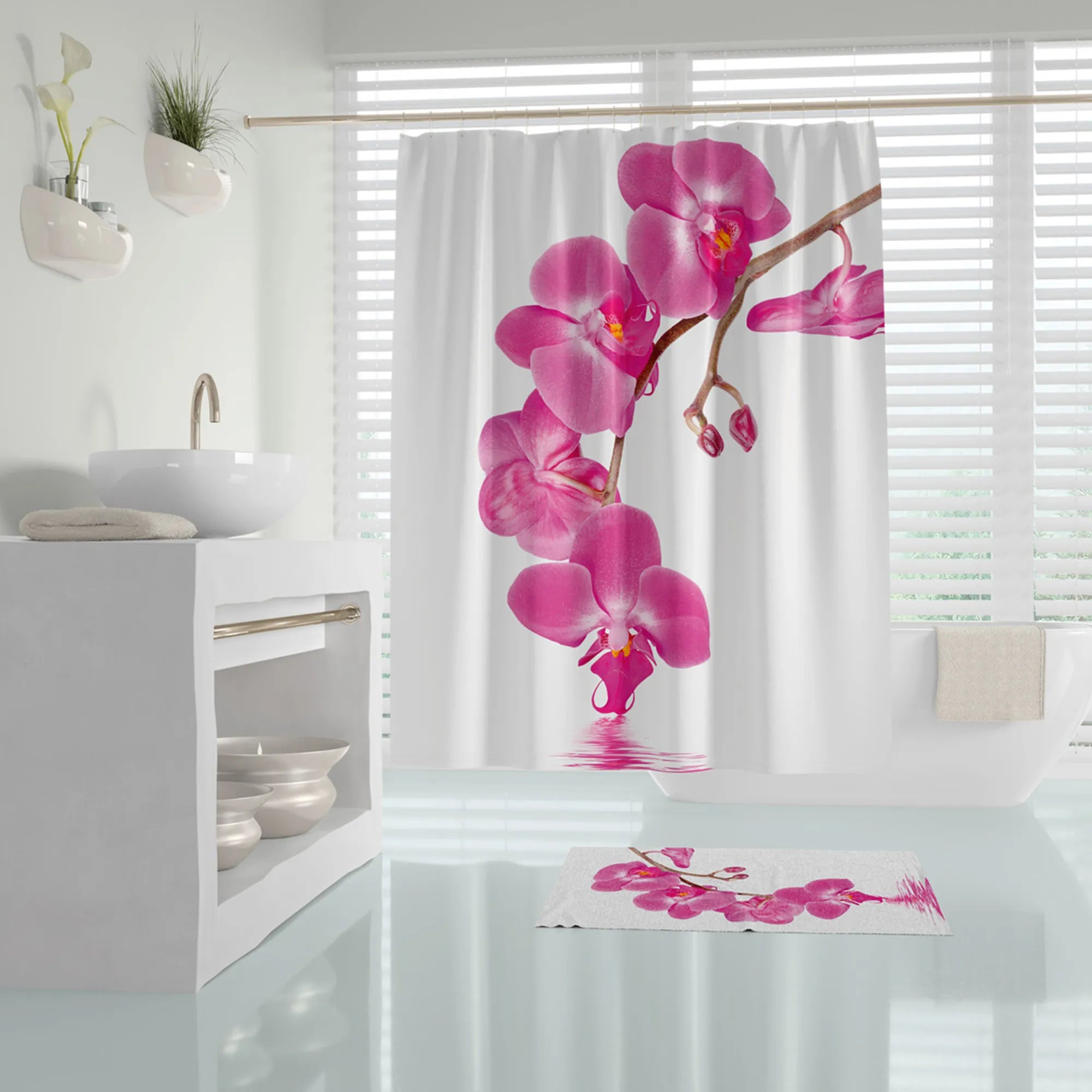 Duschvorhang Orchid - Wasserabweisend - 180x200 cm