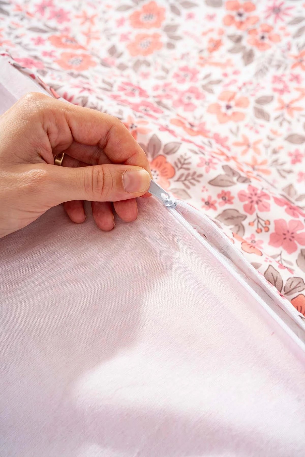 Bettwäsche-Set Pinker Frühling - Polycotton - 200x215 cm