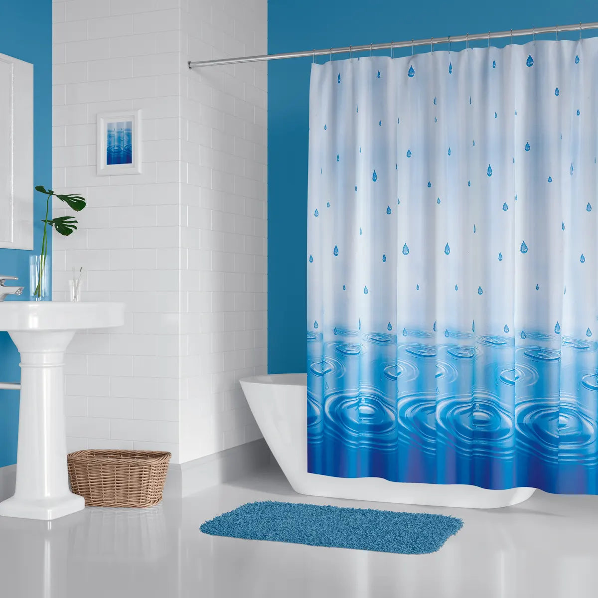 Duschvorhang Modell 5020 - Wasserabweisend - 180x200 cm