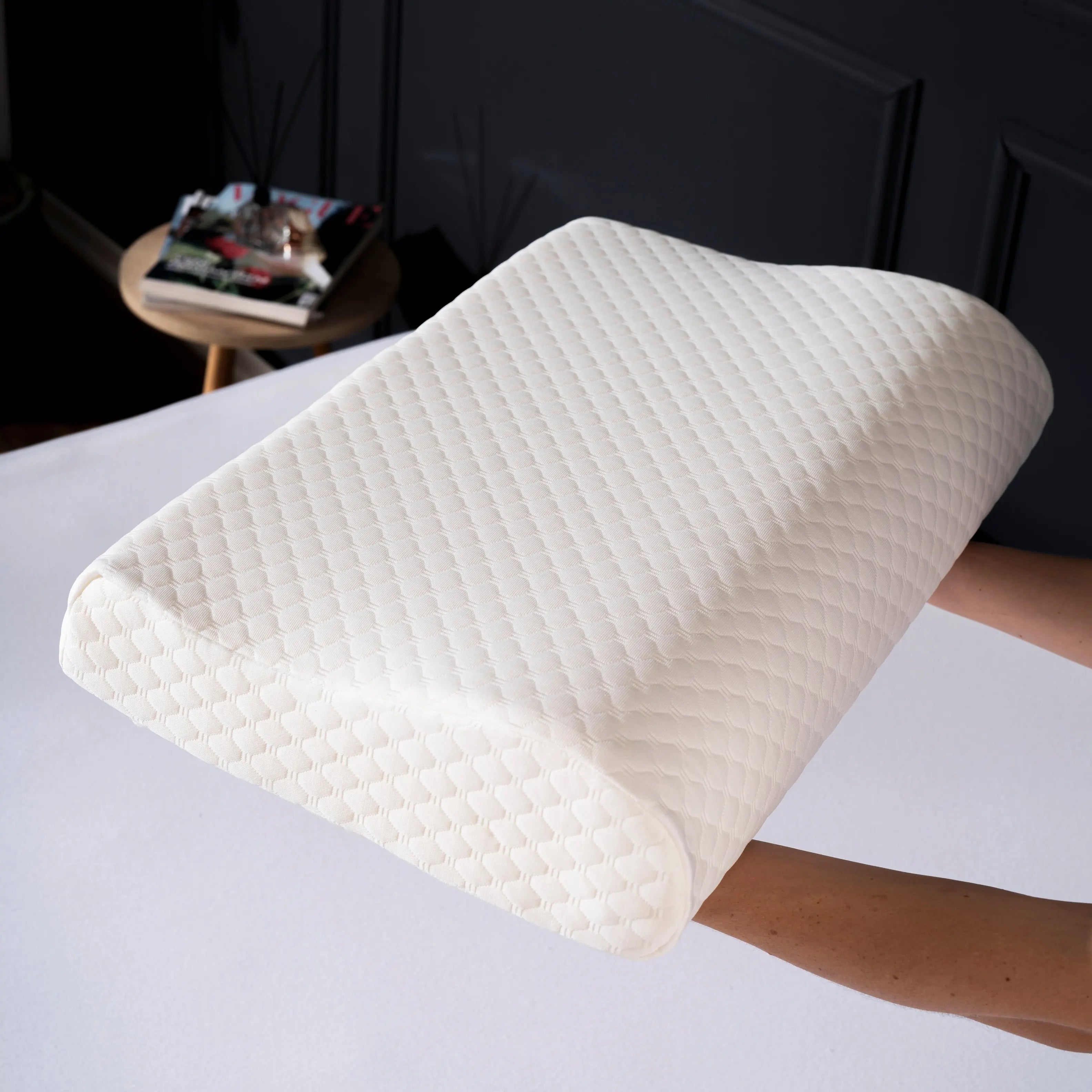 Ergonomisches Nackenstützkissen Memory Foam 60x40 cm - Druckentlastend