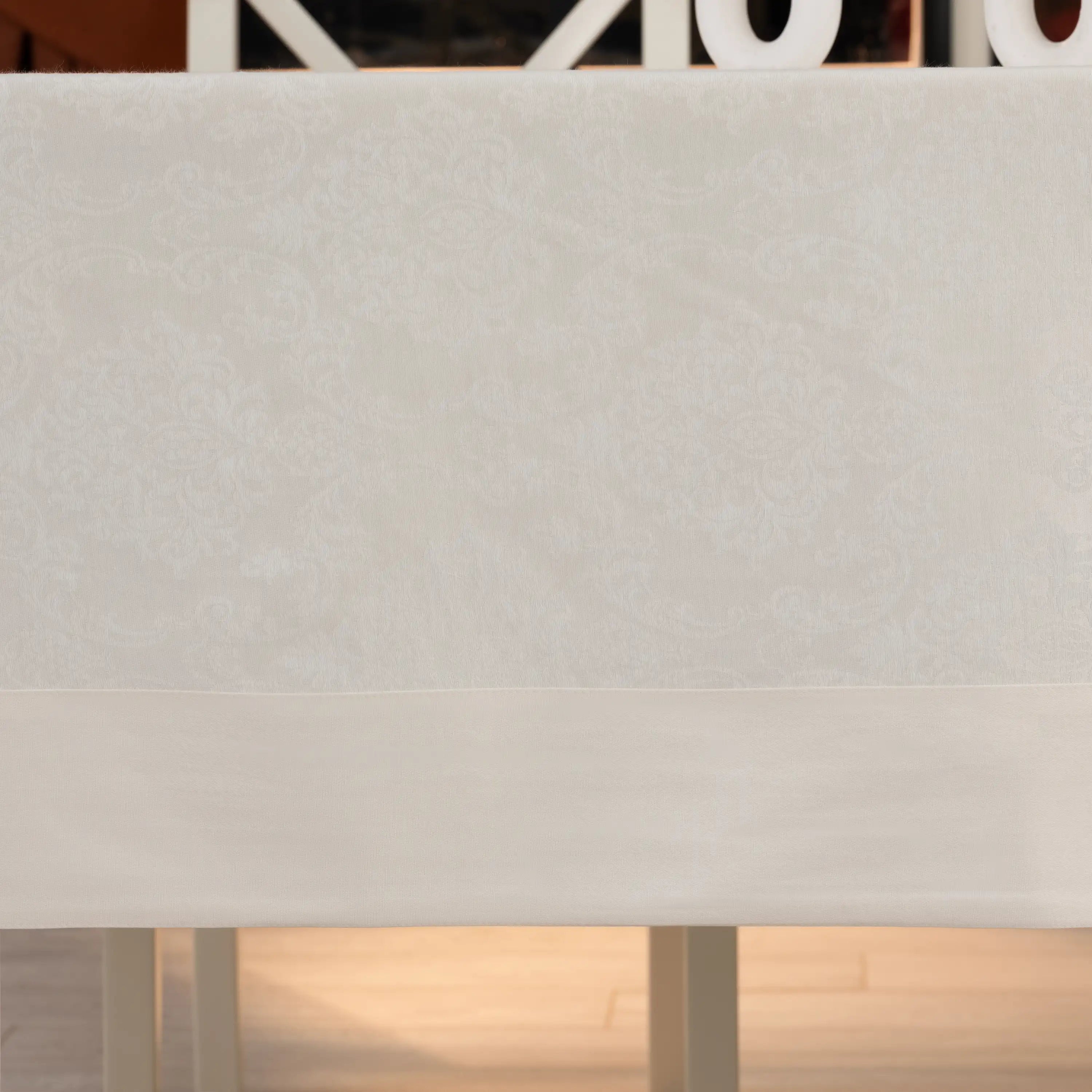 Neocotton Jacquard Tischdecke Creme - 160x220 cm