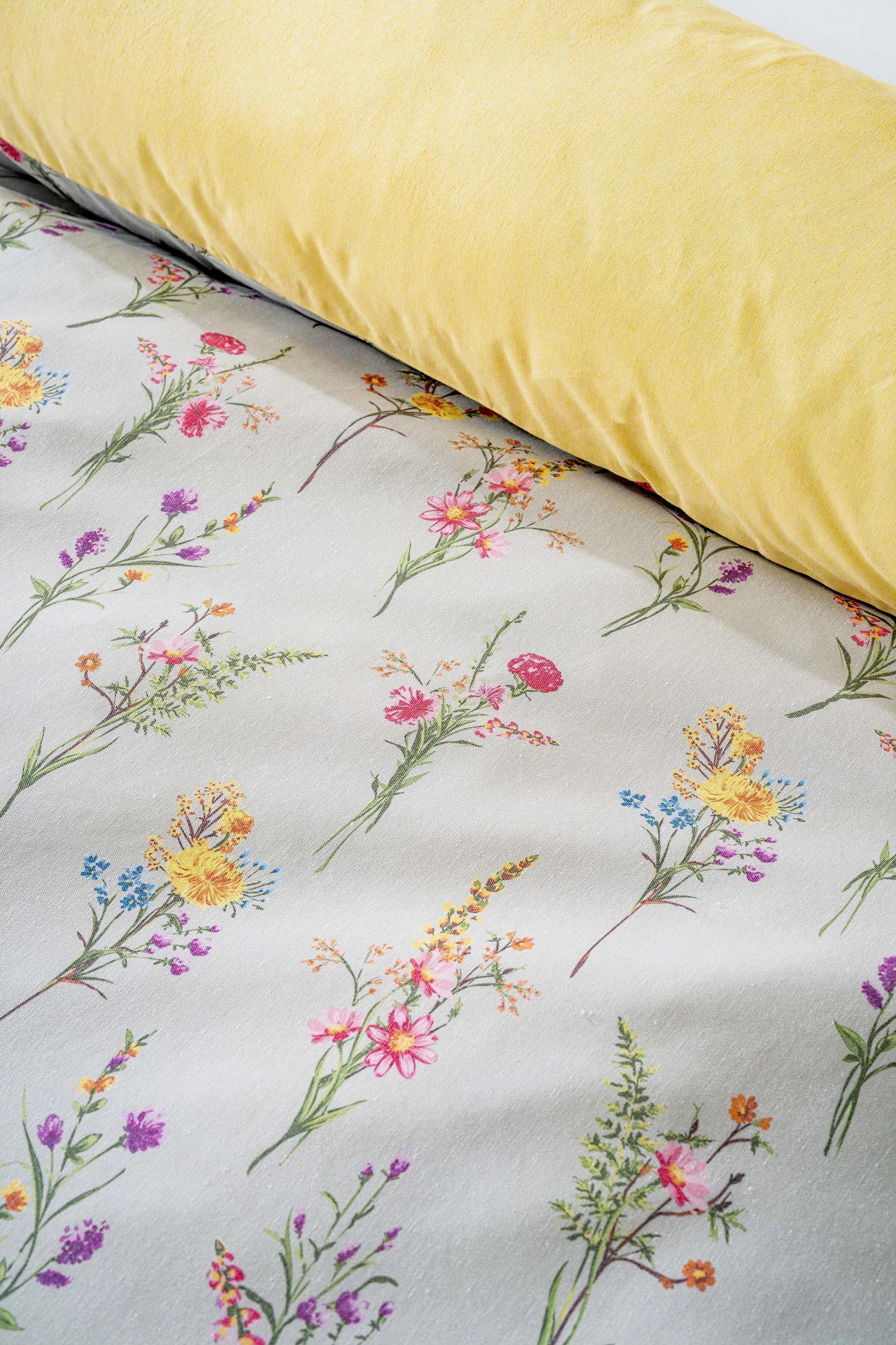 Bougainvillea Bedding Set - Polycotton - 200x215 cm