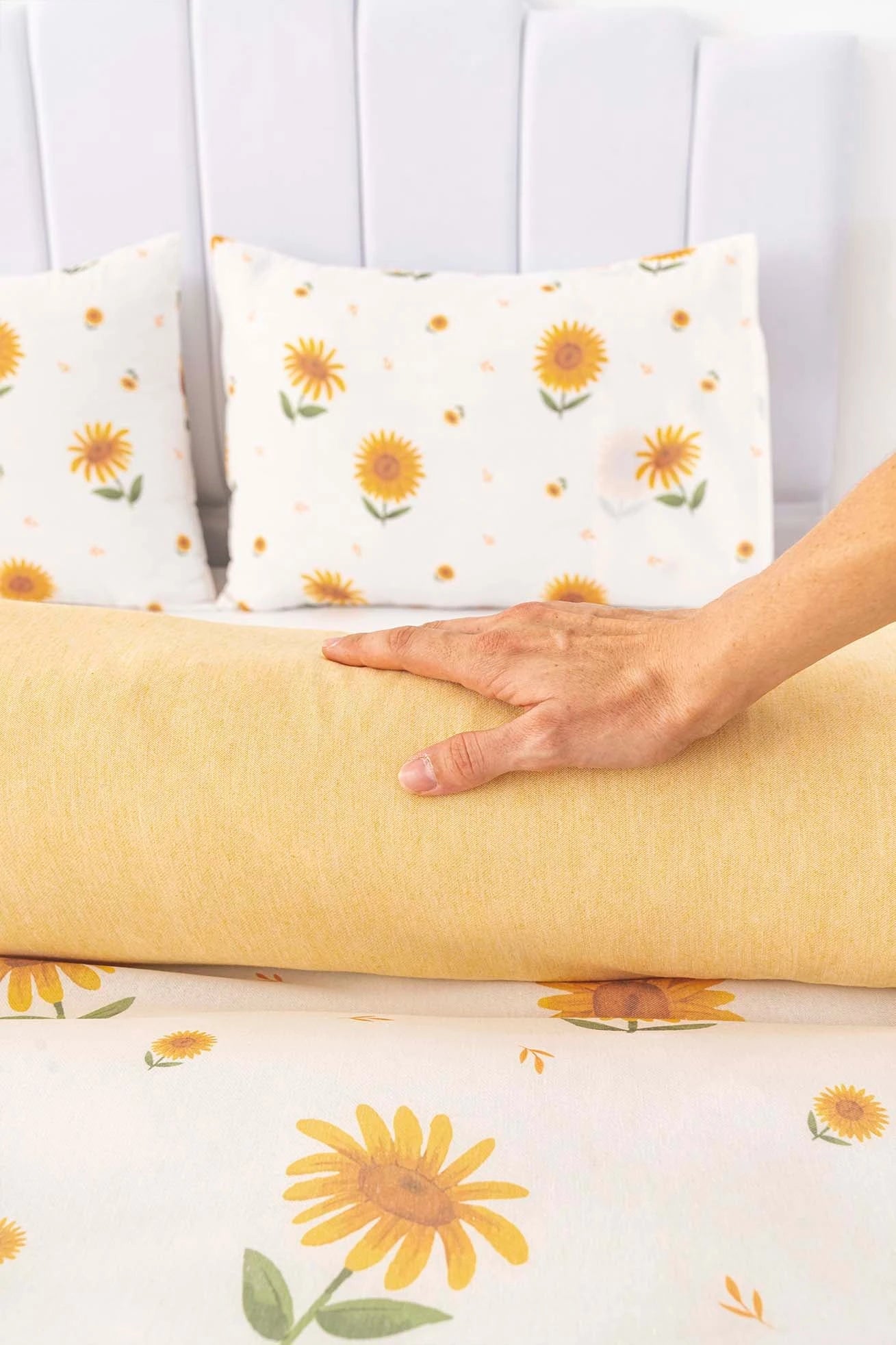 Set biancheria da letto Girasole - Policotone - 200x215 cm