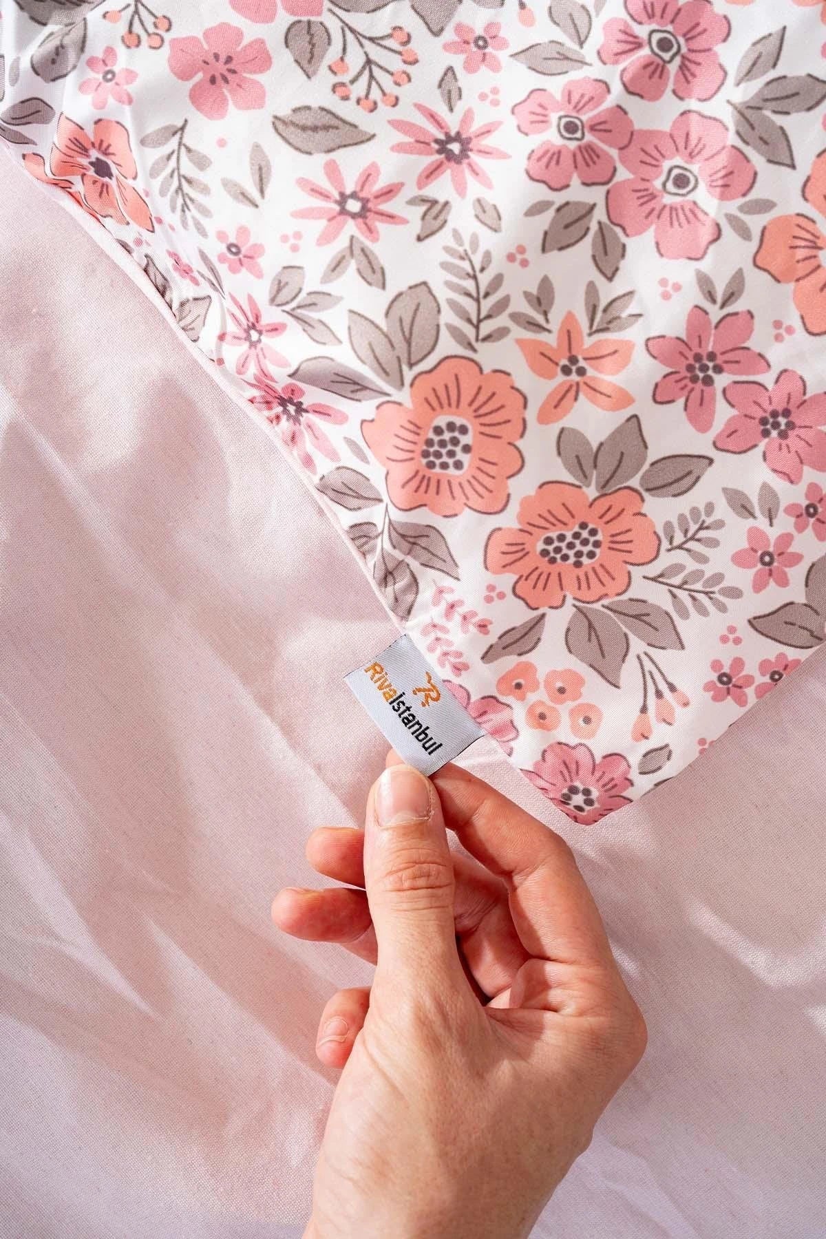 Bedding Set Pink Spring - Polycotton - 200x215 cm