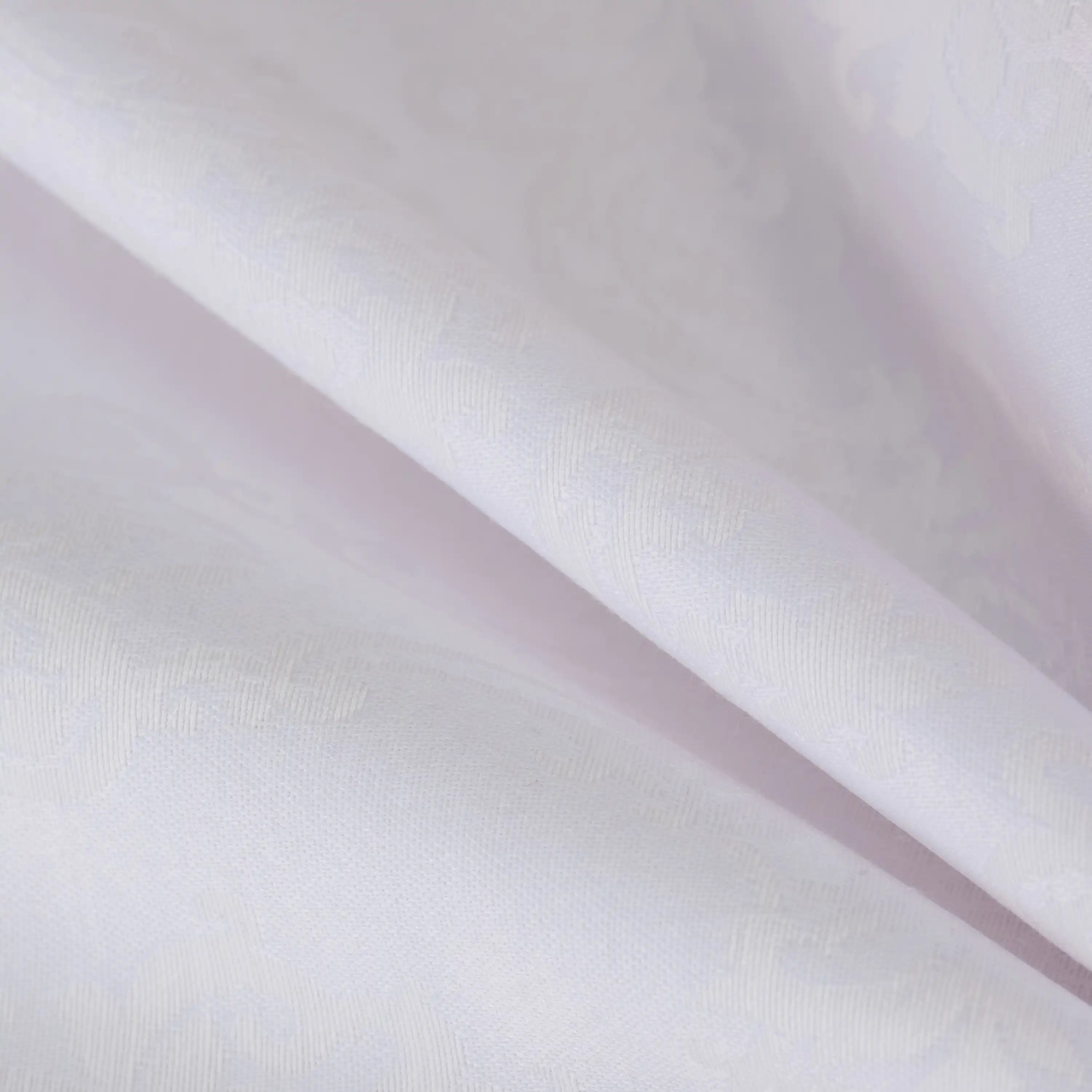 Neocotton Jacquard Tischdecke Weiß - 160x220 cm