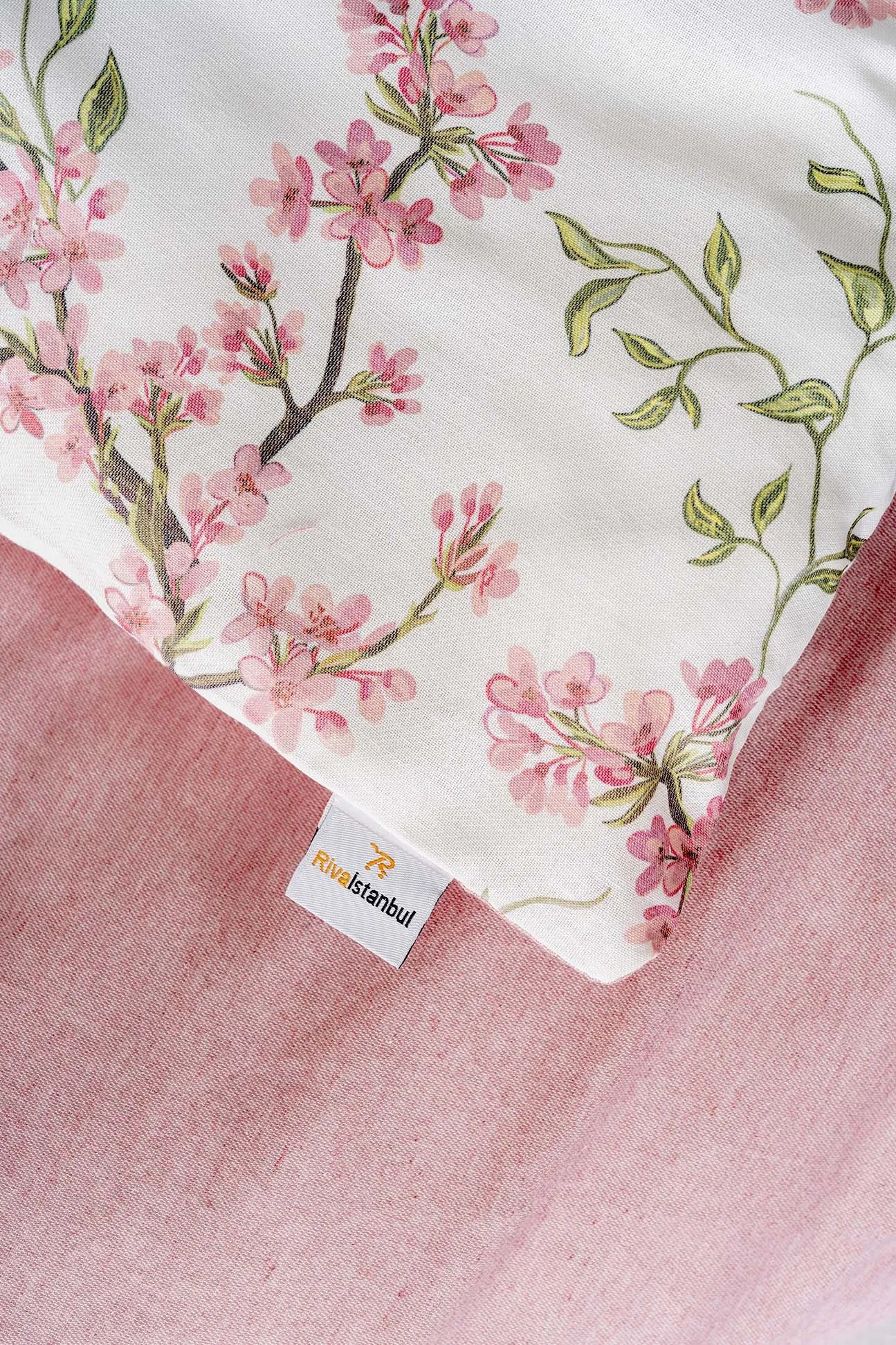 Sakura Sommer-Bettwäsche-Set für Doppelbetten aus Baumwolle