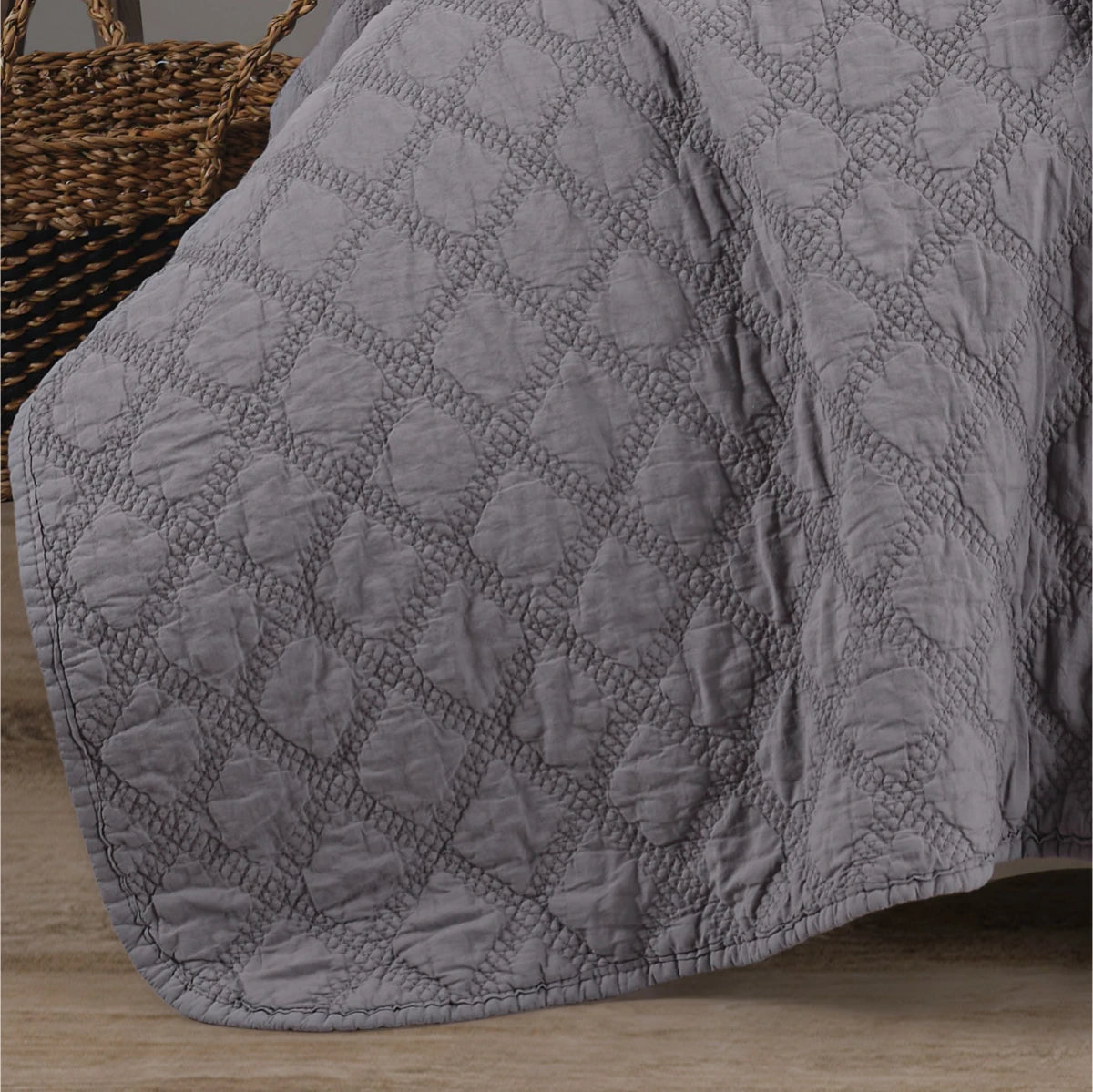 Vision Bed Cover Set 100% Baumwolle beschichtet Textur