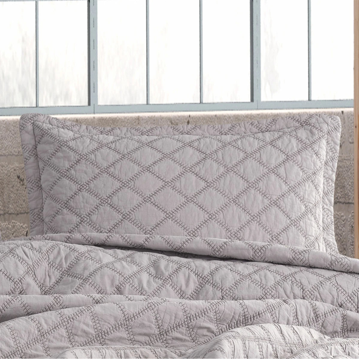 Vision Bed Cover Set 100% Baumwolle beschichtet Textur
