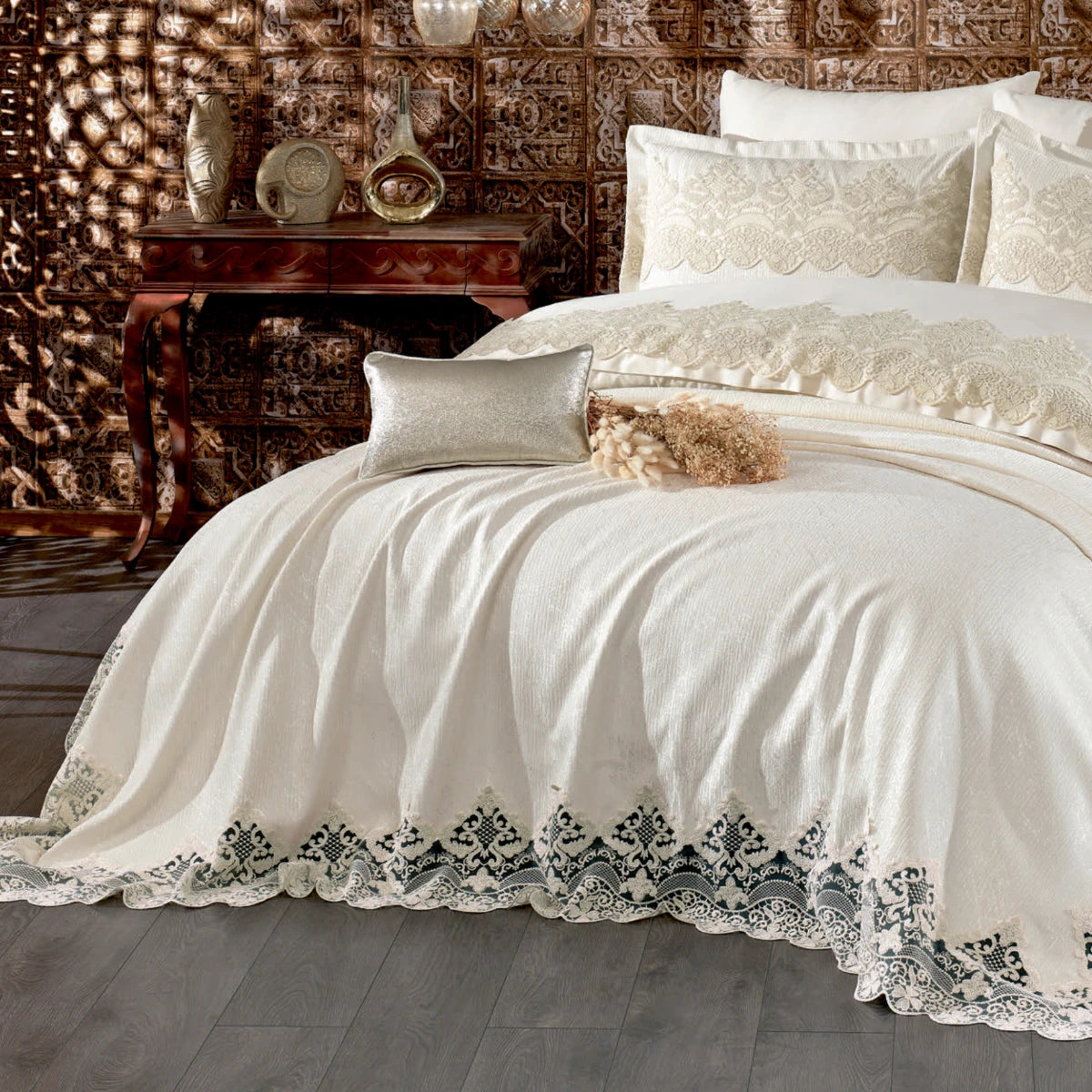 Yakut Braut-Set 8 Stück 100% Chenille